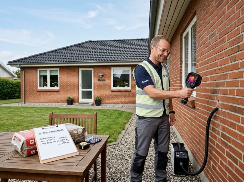 Hulmursisolering pris hvad koster det at isolere huset