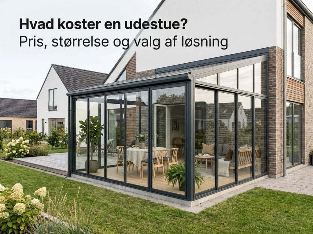 Hvad koster en udestue pris størrelse og valg af løsning