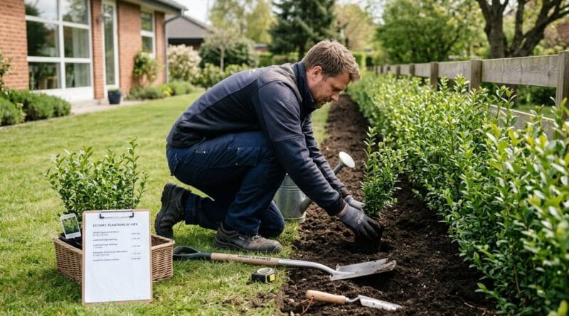 Plantning af hæk hvad koster planter og professionel hjælp