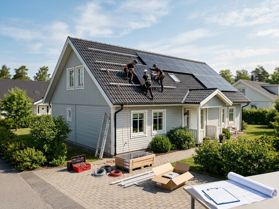 Solceller inkl. montering – hvad påvirker den samlede pris?