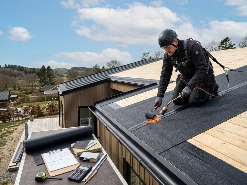 Tagpap pris pr m2 hvad koster materialer og montering