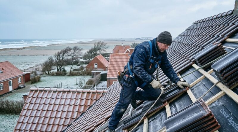 Vind og frost stiller særlige krav når taget skal renoveres i Nordjylland